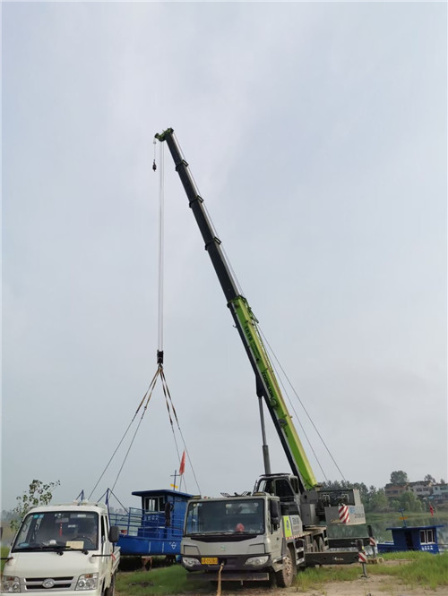 平顶山市桥梁建设吊装案例